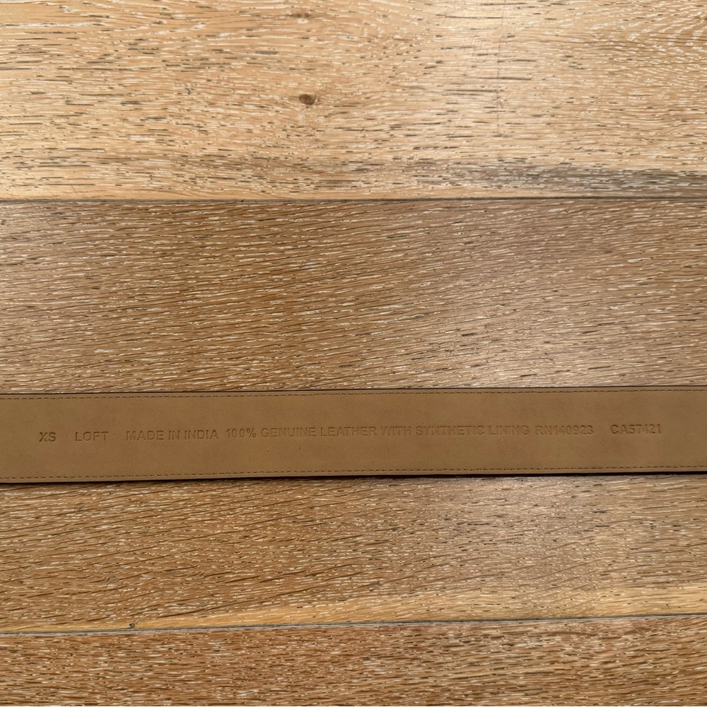 NWT LOFT Dark Chocolate Belt - Picture 2 of 6